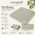 Ravuneli™ PawBreeze Self-Cooling Pet Mat – Foldable Breathable Cooling Pad for Dogs & Cats